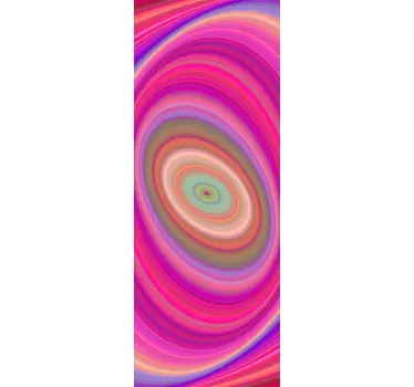 Kühlschrankaufkleber bunte Spirale - TenStickers