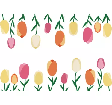 Laptop Aufkleber blumenarrangement-muster - TenStickers