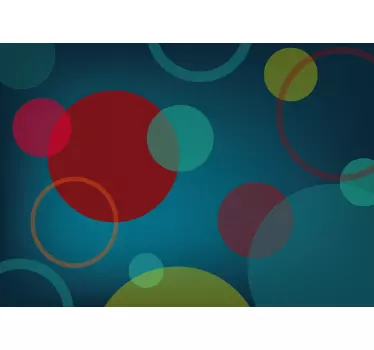 Laptop Aufkleber bunte Kreise - TenStickers