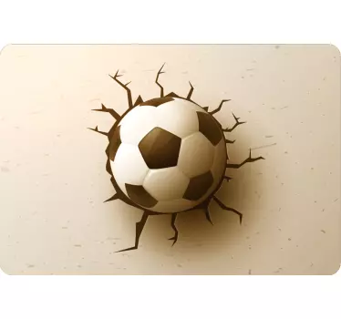 Macbook Aufkleber Fussball Wand - TenStickers