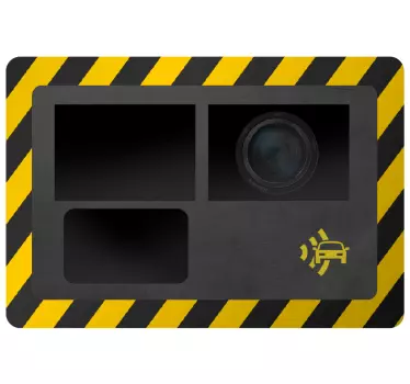 Laptop Aufkleber vorsicht kameraabdeckung - TenStickers