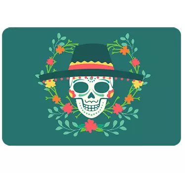 Laptopaufkleber Totenkopf - TenStickers