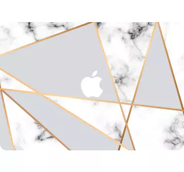 Macbook Sticker marmor - TenStickers