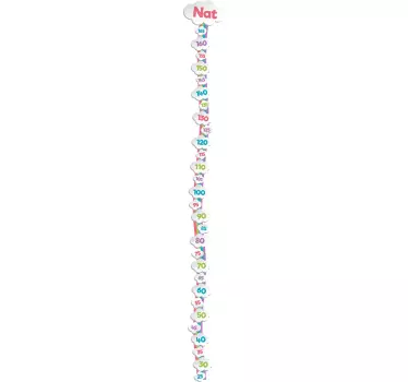 Messlatte Kind Wolken - TenStickers