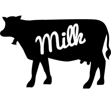 Milk Kuh Aufkleber - TenStickers