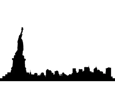 New York Skyline Aufkleber - TenStickers