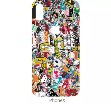 Urban Sticker Stickerbomb iPhone - TenStickers
