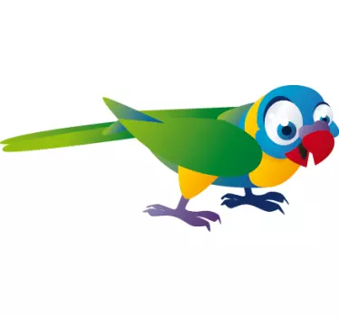 Papagei Wandsticker - TenStickers
