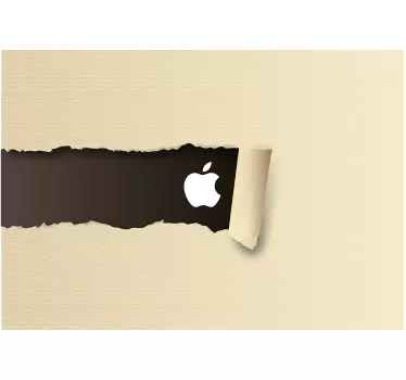 Laptopaufkleber Papierriss - TenStickers