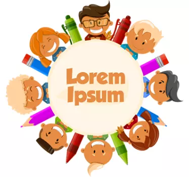Personalisiertes Wandtattoo Schulklasse - TenStickers
