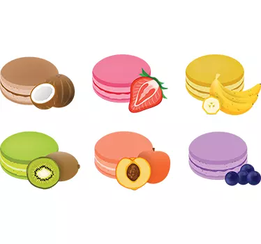 Pfannkuchen Wandtattoo - TenStickers