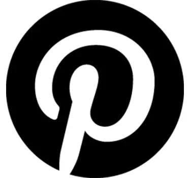 Pinterest Logo Sticker - TenStickers