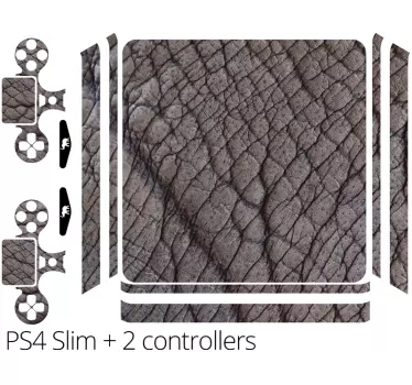 Ps4 aufkleber mit rissmuster - TenStickers