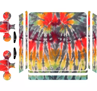 Sticker PS4 Regenbogenfarben Skin - TenStickers