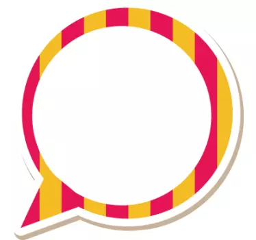 Rabatt aufkleber im sprechblasen design - TenStickers