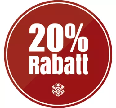 Rabatt Aufkleber Winter - TenStickers