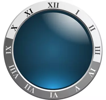 Römische Uhr Aufkleber - TenStickers