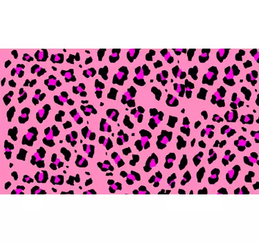 Rosa Leopard Muster Laptop Aufkleber - TenStickers