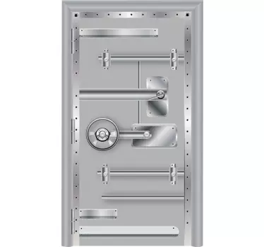 Safe Tür Wandtattoo - TenStickers