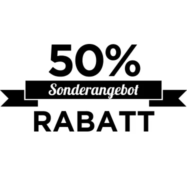 Schaufensteraufkleber Sonderan - TenStickers