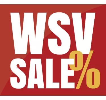 Schaufensteraufkleber WSV - TenStickers