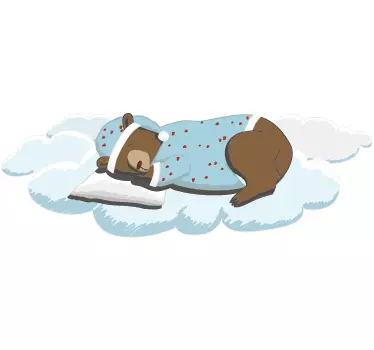 Schlafender Bär Aufkleber - TenStickers