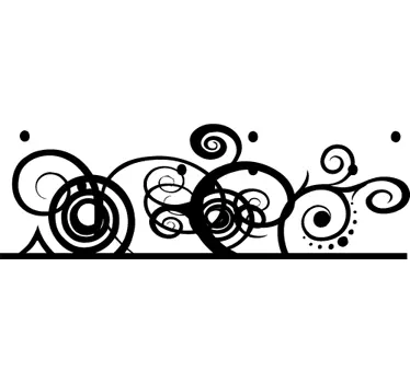 Schlafzimmer Wandtattoo Abstraktes Muster - TenStickers
