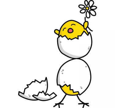 Schlüpfende Küken Aufkleber - TenStickers