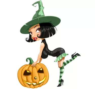 Sexy Halloween Aufkleber - TenStickers