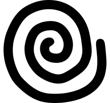 Wandtattoo Schlafzimmer Spirale modernes Design - TenStickers