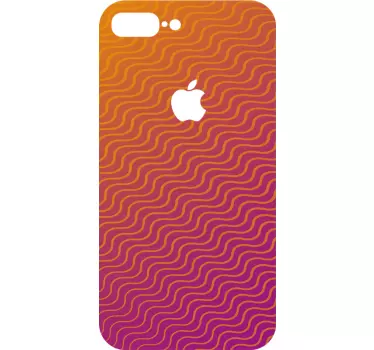 Sticker iphone im geschwungenen arrangement stil - TenStickers