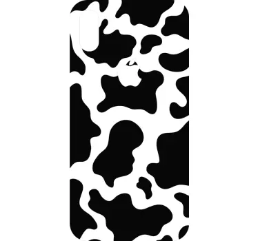 Sticker iphone schwarz-weiß-muster - TenStickers