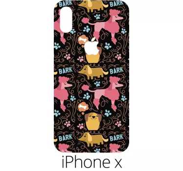 Sticker IPhone verspielte haustiermuster - TenStickers