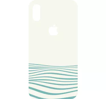 Sticker IPhone wellen-konzept - TenStickers