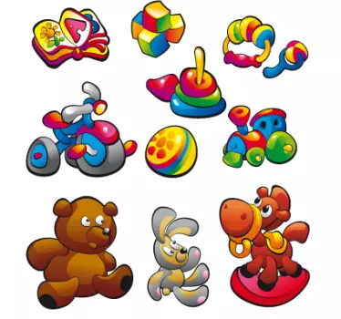 Sticker Set Kinderspielzeug - TenStickers