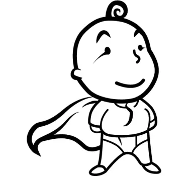 Superbaby Aufkleber - TenStickers