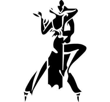 Tango Tänzer Wandtattoo - TenStickers