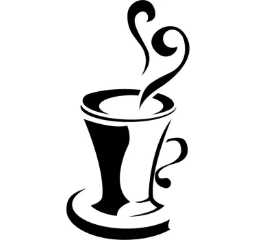 Wandtattoo Tasse - TenStickers