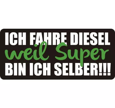 Autoaufkleber Diesel - TenStickers