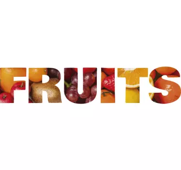 Wandtattoo Früchte Früchte Fruits - TenStickers