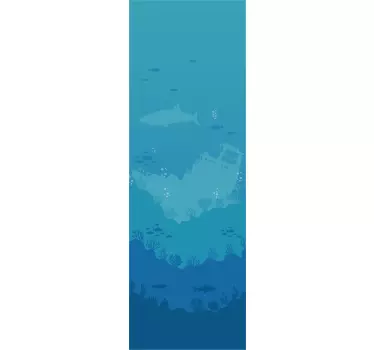 Wandtattoo Jugendzimmer Meeresleben - TenStickers