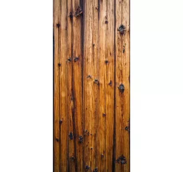 Türfolie Altes Holz - TenStickers