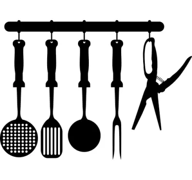 Utensilien für die Küche Aufkleber - TenStickers
