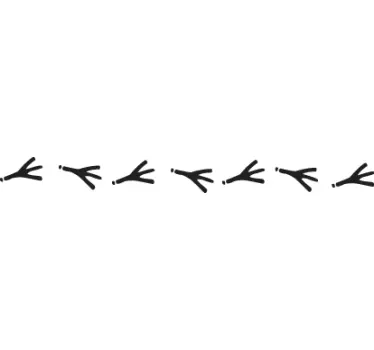 Vogelfüße Aufkleber Bordüre - TenStickers