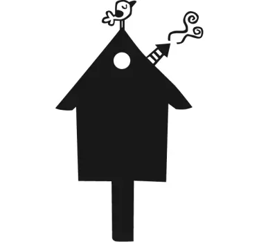 Tafelfolie Vogelhaus - TenStickers