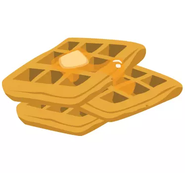 Waffeln Wandtattoo - TenStickers