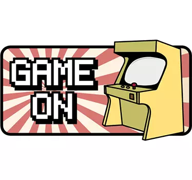 Wandtattoo Arcade Game On - TenStickers
