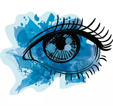Wandtattoo Comic Auge - TenStickers