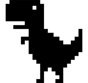 Wandtattoo Dinosaurier Pixel - TenStickers