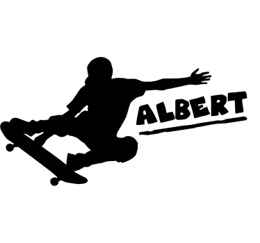 Wandtattoo Extremsport Benutzerdefiniertes Skateboard - TenStickers